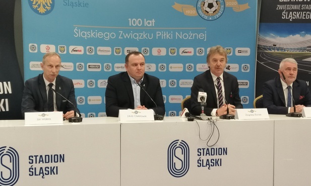 Stadion Śląski. Przygotowania do meczu Polska - Ukraina