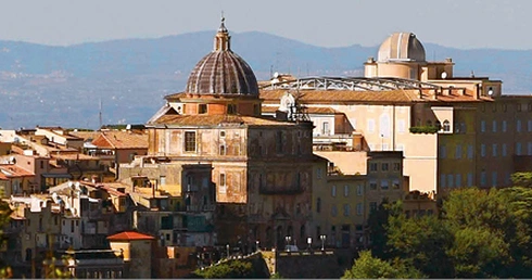 Obserwatorium w Castel Gandolfo, w którym pracował o. George Coyne.