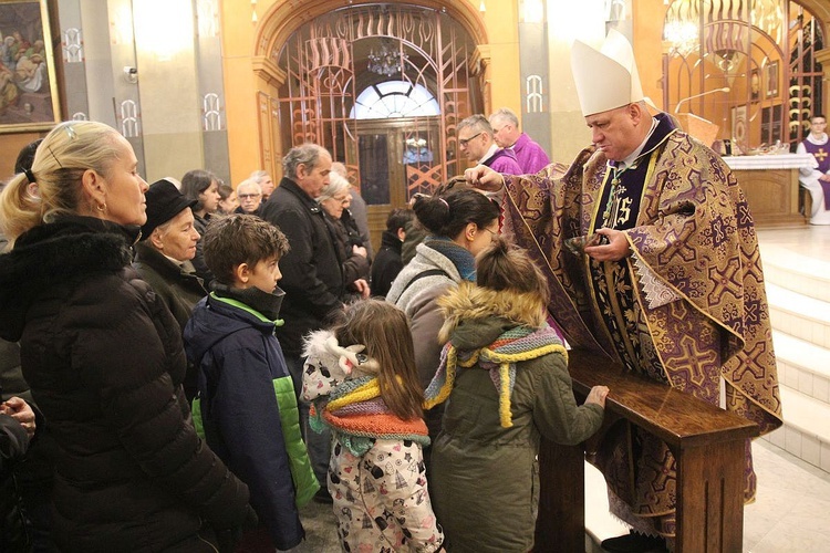 Środa Popielcowa w katedrze św. Mikołaja w Bielsku-Białej