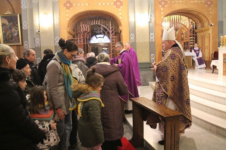 Środa Popielcowa w katedrze św. Mikołaja w Bielsku-Białej