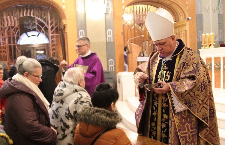 Środa Popielcowa w katedrze św. Mikołaja w Bielsku-Białej