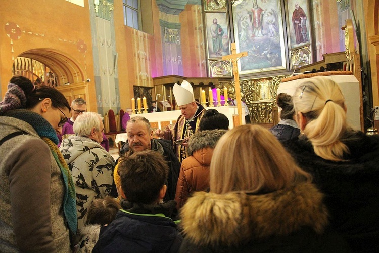 Środa Popielcowa w katedrze św. Mikołaja w Bielsku-Białej