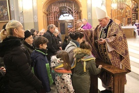 Środa Popielcowa w katedrze św. Mikołaja.