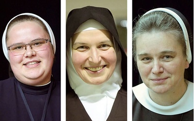 Od lewej: s. Barbara Janusz, s. Anna Maria Kmieć oraz s. Jana Bochenek.