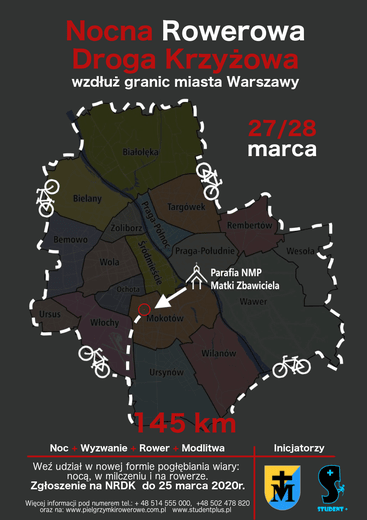 Droga Krzyżowa na rowerze? W nocy? Tak!