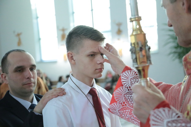 Bierzmowanie w Rzuchowej