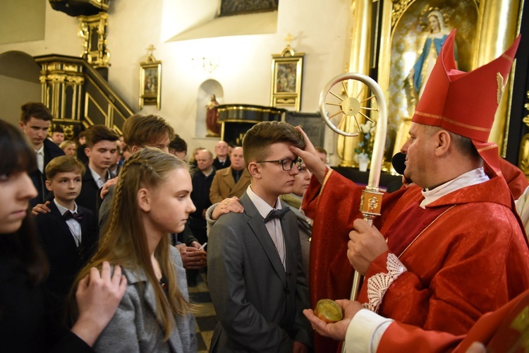 Bierzmowanie w Nowym Wiśniczu