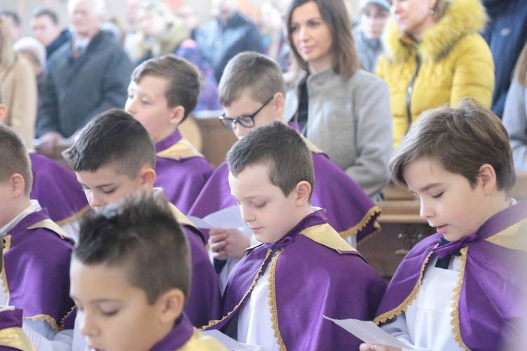 Nowi ministranci w Zbylitowskiej Górze