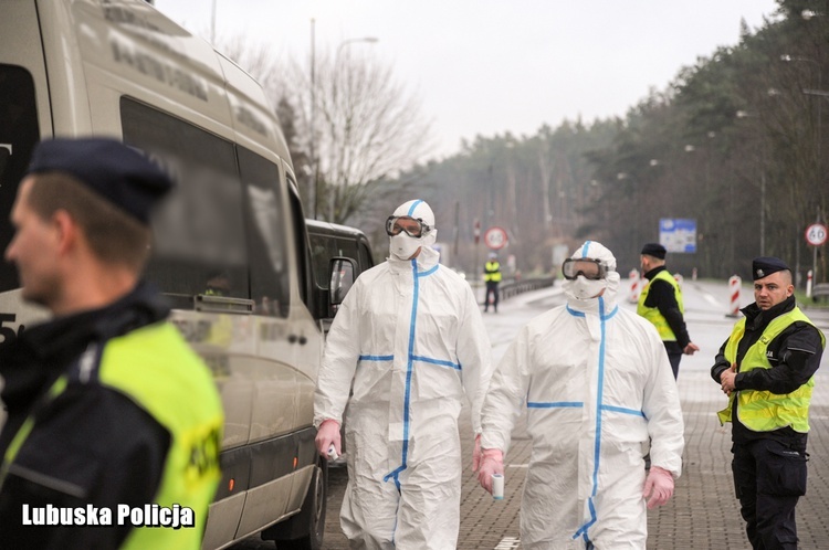 Sanitarne punkty kontrolne na granicy