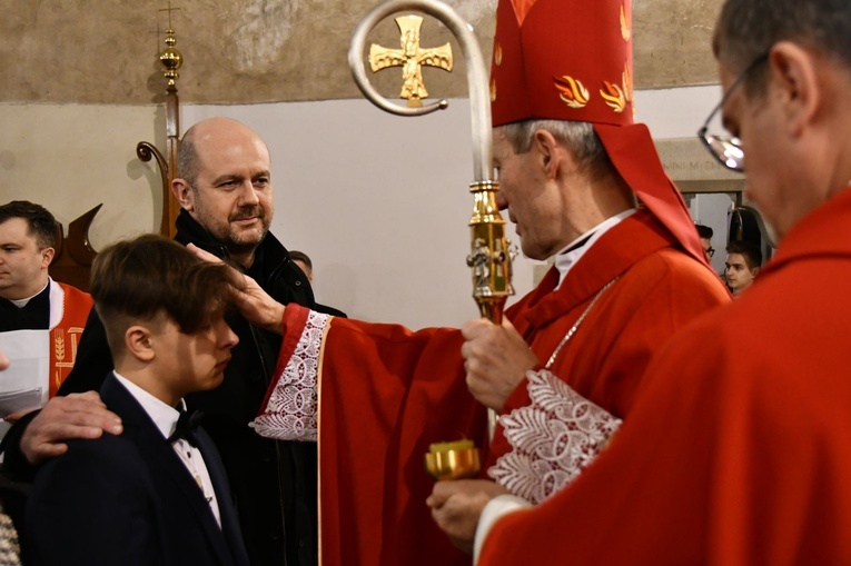 Bierzmowanie w sądeckiej bazylice