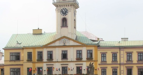 Ratusz miejski w Cieszynie.