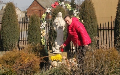 Figurę Matki Bożej Beata Ambrożek i jej mąż przywieźli z Medjugorie.