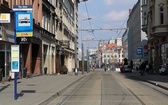 Puste Katowice w czasie epidemii.