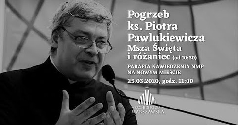 Pogrzeb ks. Piotra Pawlukiewicza. Msza Święta