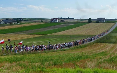 Dziewiętnastka idzie na Jasną Górę. Pielgrzymi już pokonali ponad 82 km