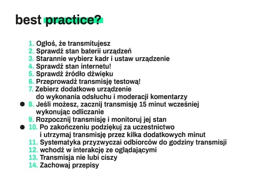 Prezentacja multimedialna o transmitowaniu Mszy św.