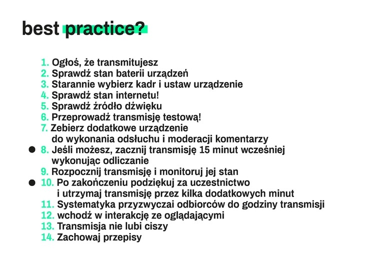 Prezentacja multimedialna o transmitowaniu Mszy św.