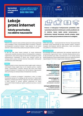 Lekcje przez internet podczas pandemii koronawirusa