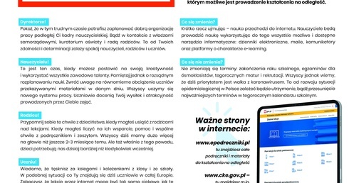 Lekcje przez internet podczas pandemii koronawirusa