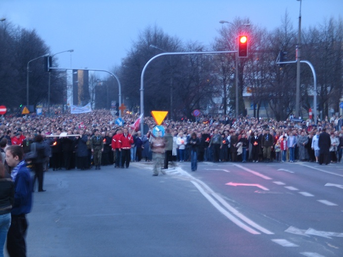 Tak Płock żegnał papieża