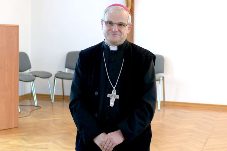 Wizyta bp. Marka Mendyka w Świdnickiej Kurii Biskupiej