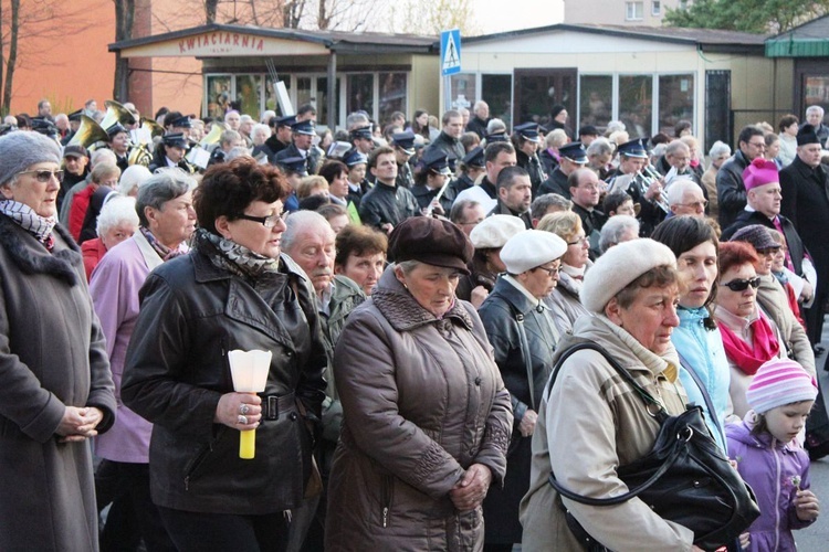 Tak było w 2014 roku - Miejska Droga Krzyżowa w Bielsku-Białej Leszczyny - Złote Łany