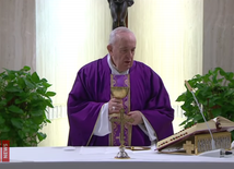 Franciszek podczas Eucharystii