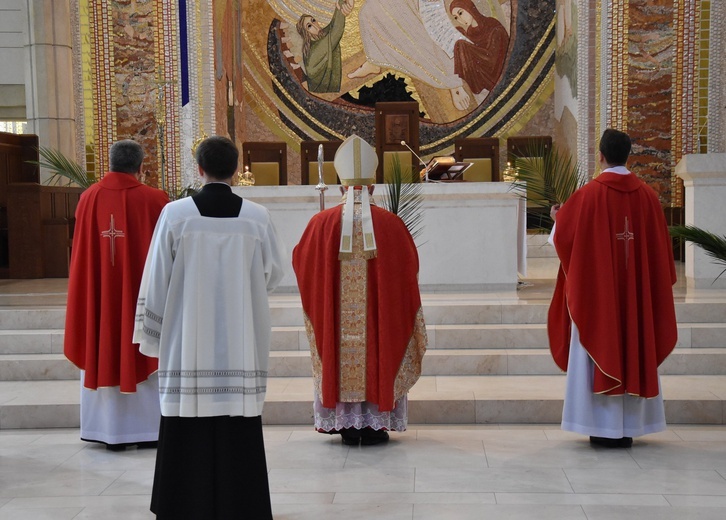 Niedziela Palmowa w sanktuarium św. Jana Pawła II