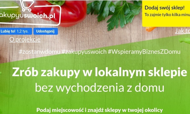 Kupuj i sprzedawaj nie wychodząc z domu. Wspieraj polski biznes. Działa platforma zakupyuswoich.pl 