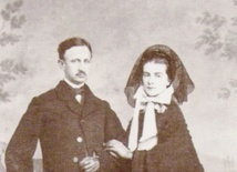 Franciszek II, ostatni król Królestwa Obojga Sycylii,  z żoną Marią Zofią (1865 r.).