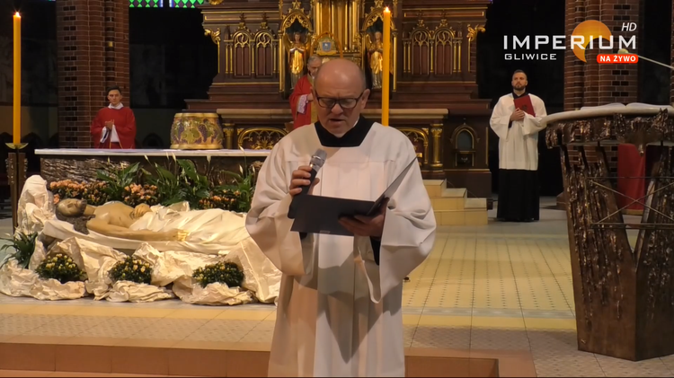 Wielki Piątek w gliwickiej katedrze - cz. 1