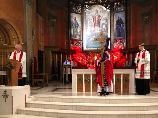 Liturgia Wielkiego Piątku w katedrze św. Mikołaja w Bielsku-Białej - 2020