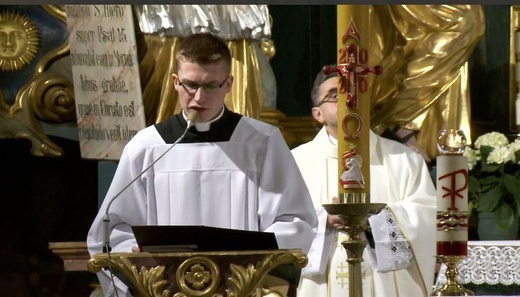 Liturgia Wigilii Paschalnej w konkatedrze w Żywcu - 2020
