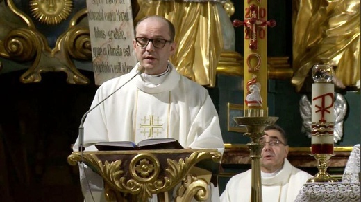 Liturgia Wigilii Paschalnej w konkatedrze w Żywcu - 2020