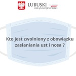 Kto jest zwolniony z obowiązku zasłaniania ust i nosa?