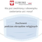 Kto jest zwolniony z obowiązku zasłaniania ust i nosa?