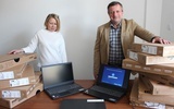 Gmina Gorzyce zakupiła 25 laptopów dla szkół.