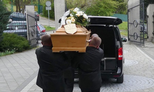 Ostatnie pożegnanie śp. Józefa Jarosza na Złotych Łanach