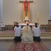 Dzięki transmisji online w modlitwę włączyli się wierni całej diecezji.