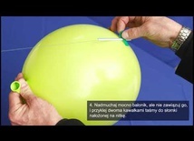 Jak wykonać balon o „napędzie rakietowym”
