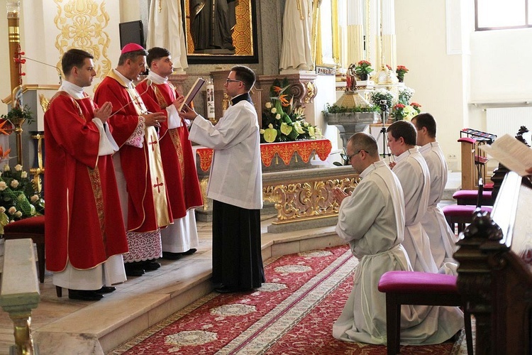 Uroczystość święceń diakonatu.