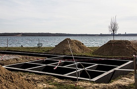 Powstają m.in. przebieralnie i toalety.