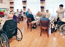▲	W placówce przebywa obecnie 48 osób starszych, niepełnosprawnych i przewlekle chorych.