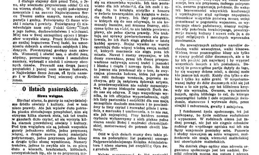 100 lat temu ks. August Hlond powołał do życia „Gościa Niedzielnego”