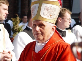 Kard. Joseph Ratzinger w Szczepanowie.