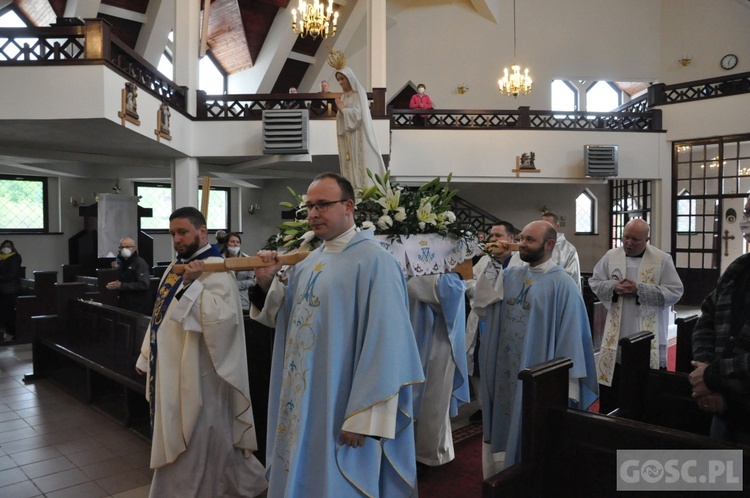 Figura Matki Bożej Fatimskiej przejechała ulicami Gubina