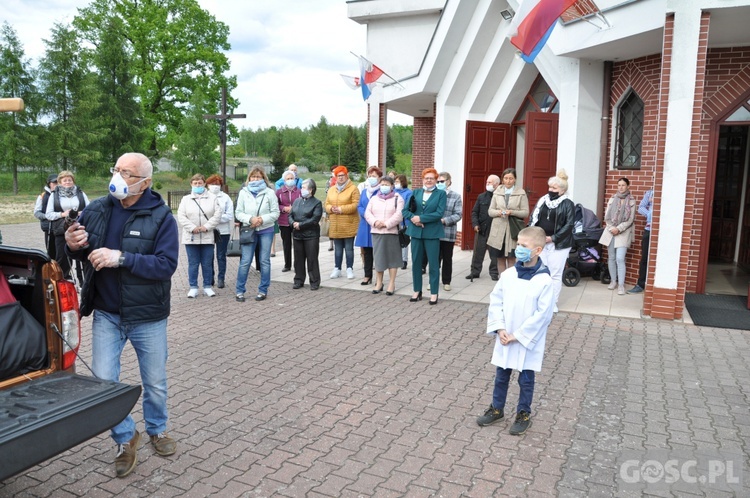 Figura Matki Bożej Fatimskiej przejechała ulicami Gubina