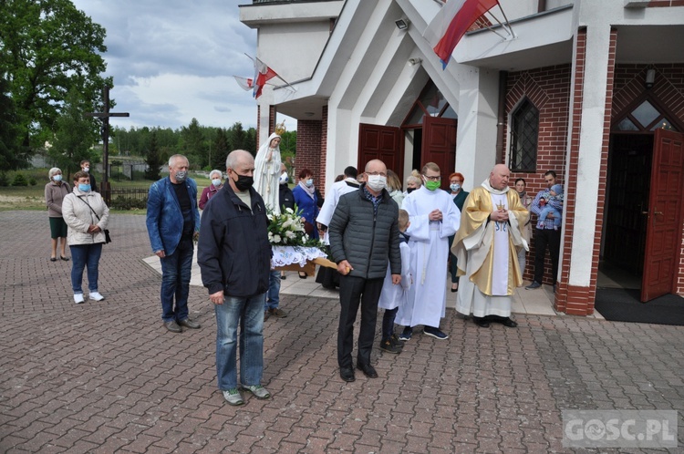 Figura Matki Bożej Fatimskiej przejechała ulicami Gubina