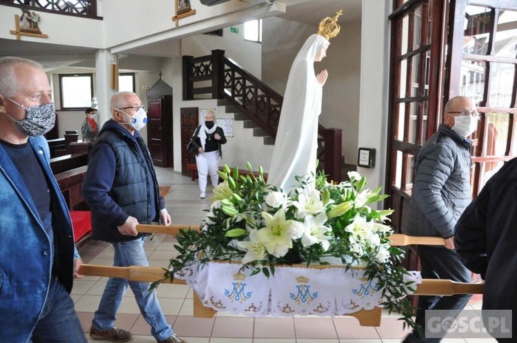 Matka Boża Fatimska na ulicach Gubina