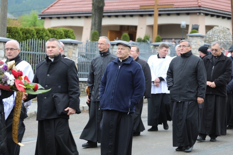 Pogrzeb śp. ks. Michała Klisia w Międzybrodziu Żywieckim